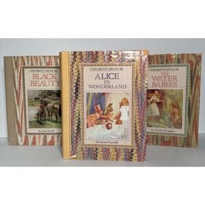 CHILDREN'S TREASURY: Lot Of 3 by Lewis Carroll 1990 Hardcover Children’s Stories